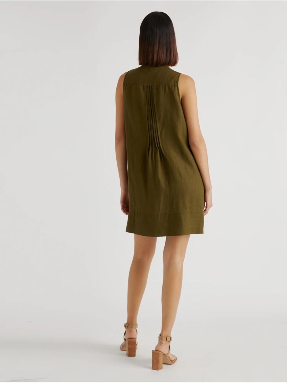 Quince Sleeveless Swing Dress - Picture 2 of 5